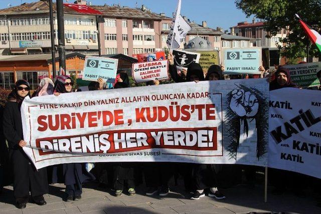 Sivas’ta Abd Protesto Edildi