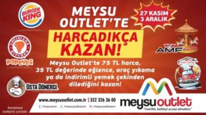 Meysu Outlet&rsquo; Te Alışveriş Hem Lezzetli Hem Eğlenceli