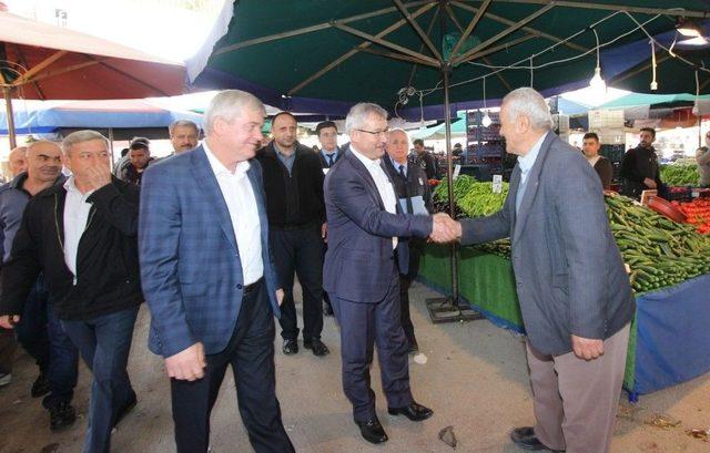 Başkan Yaralı’dan Pazarcı Esnafına Müjde