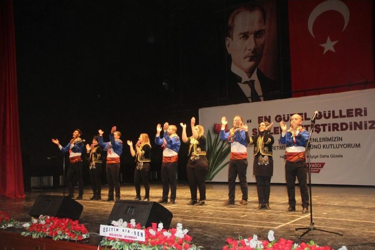 Bilecik&rsquo;te 24 Kasım &Ouml;ğretmenler G&uuml;n&uuml; Kutlandı