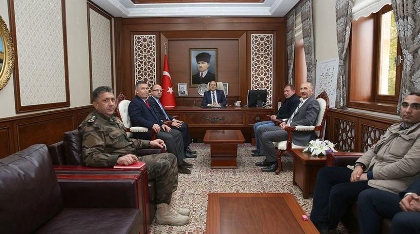 Milli Piyango Daire Başkanı Ahmet Yılmaz Vali Ali Hamza Pehlivan&rsquo;ı Ziyaret Etti