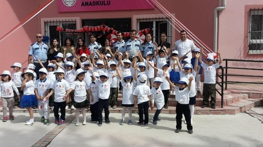 Anaokulu &Ouml;ğrencilerine Trafik Kuralları Anlatıldı