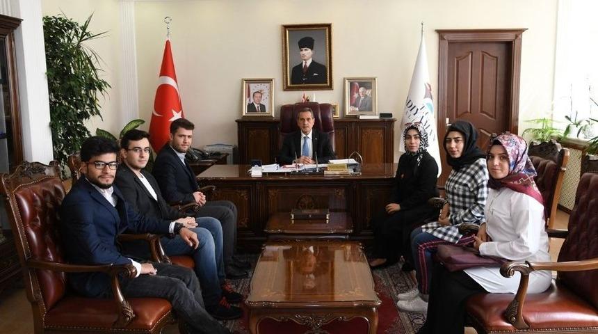 Geleceğin İdarecilerinden Vali Kalkancı&rsquo;ya Ziyaret