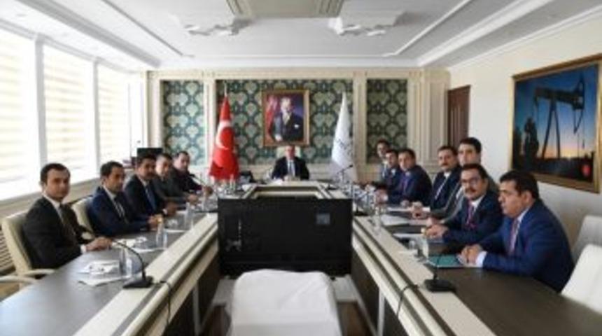 Vali Kalkancı Kaymakamlarıyla Bir Araya Geldi