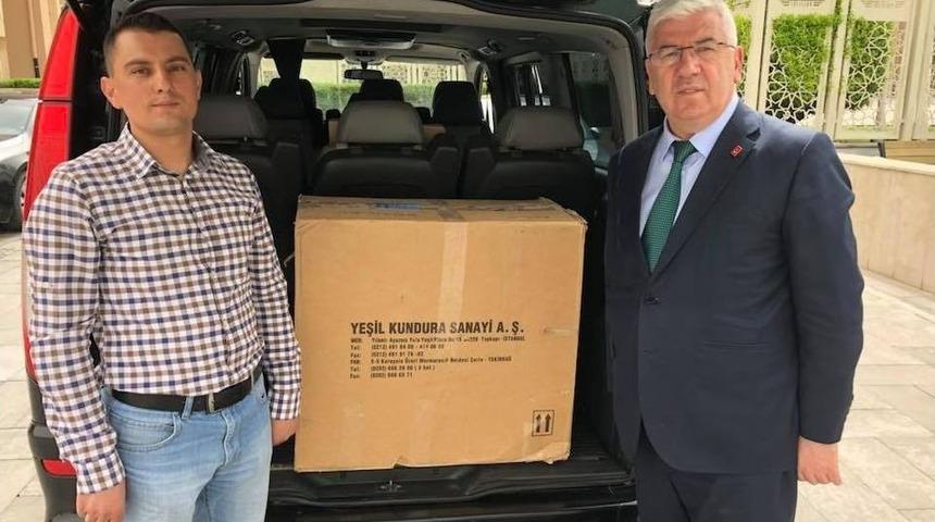 Başkan Y&uuml;ksel&rsquo;den Afrin&rsquo;deki Mehmet&ccedil;iklere Destek