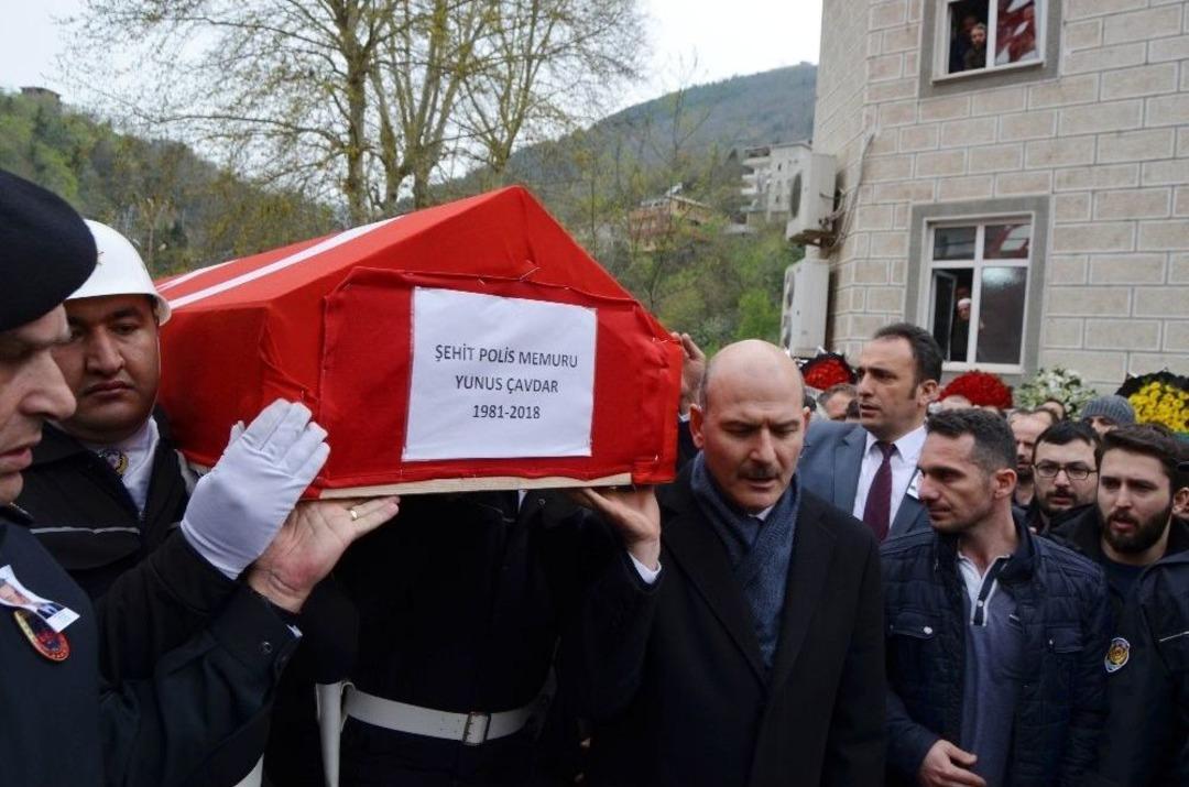 Şehit Polis Memuru Son Yolculuğuna Uğurlandı