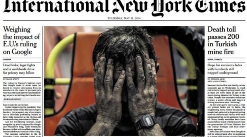 Soma'daki maden faciası dış basında