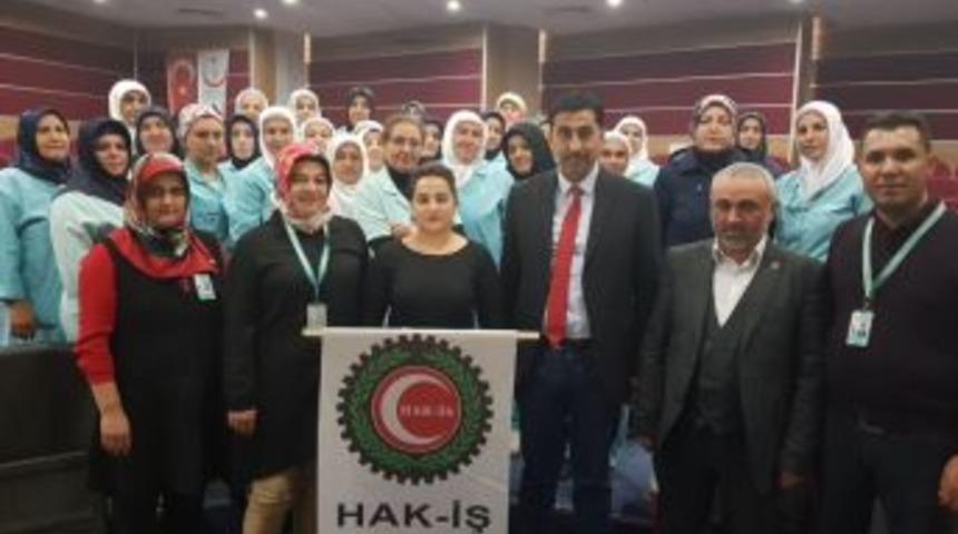 Hak-iş Kadınları Kadına Y&ouml;nelik Şiddete &lsquo;hayır&rsquo; Dedi