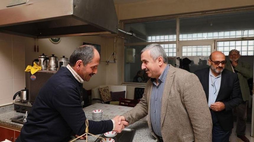 Başkan Baran, Esnaf Ve Vatandaşla Bir Araya Geldi