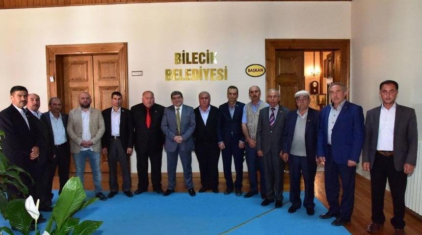 Muhtarlardan Başkan Can&rsquo;a Hayırlı Olsun Ziyareti