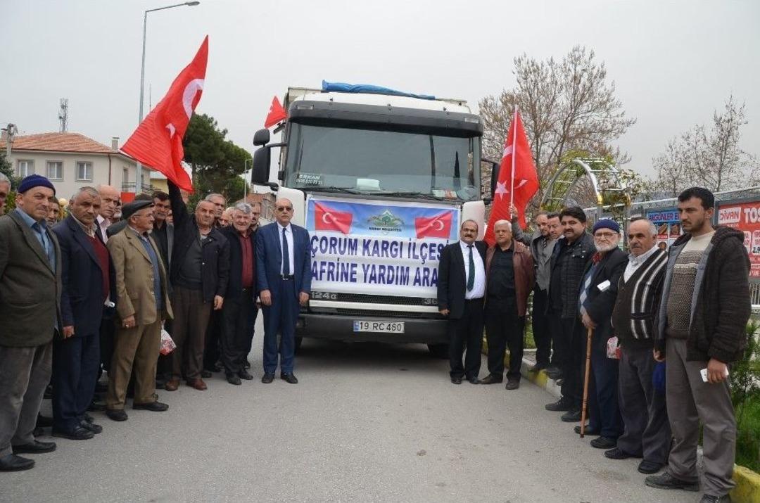 Kargı&rsquo;da Afrin&rsquo;e 13 Ton Pirin&ccedil; G&ouml;nderildi