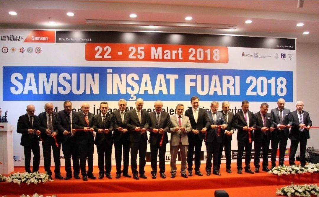 Samsun 4. İnşaat Fuarı A&ccedil;ıldı