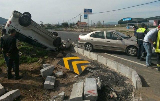 Manisa’daki Kaza Anı Güvenlik Kamerasında