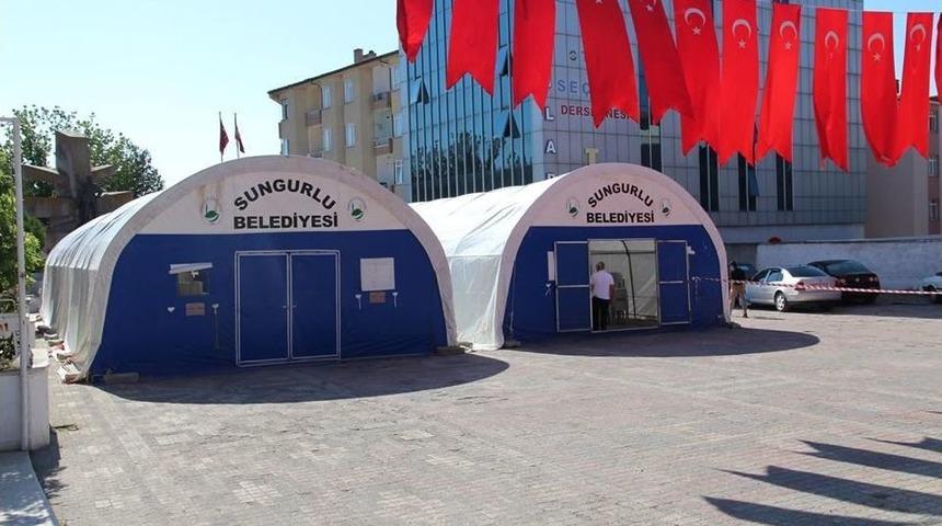 Sungurlu Belediyesi İftar Çadırı Kurdu