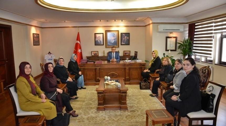 Ak Parti Kadın Kollarından Vali &Ccedil;eber&rsquo;e Ziyaret