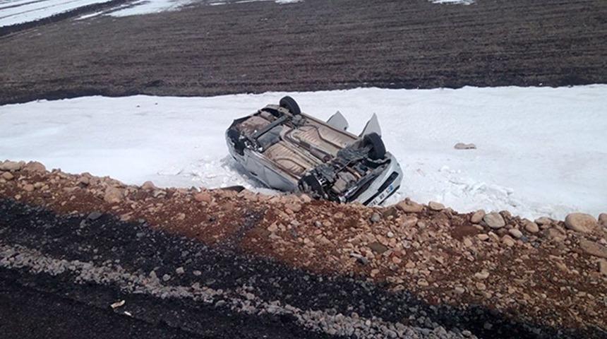 Kars&rsquo;ta Trafik Kazası: 1 Yaralı