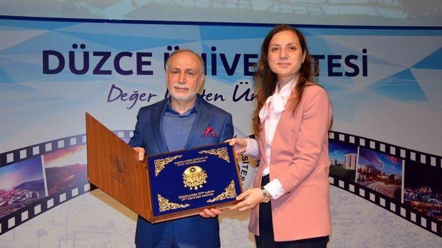 Düzce Üniversitesi Darülaceze Başkanını Ağırladı