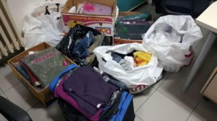 Tekstil Malzemesi Y&uuml;kl&uuml; Ara&ccedil;ları &Ccedil;alan Hırsızlar Yakalandı