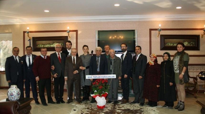 Stk&rsquo;lardan İsmet G&uuml;ral&rsquo;a Tebrik Ziyareti