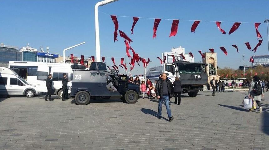 Taksim Meydanı&rsquo;nda Yoğun G&uuml;venlik &Ouml;nlemi