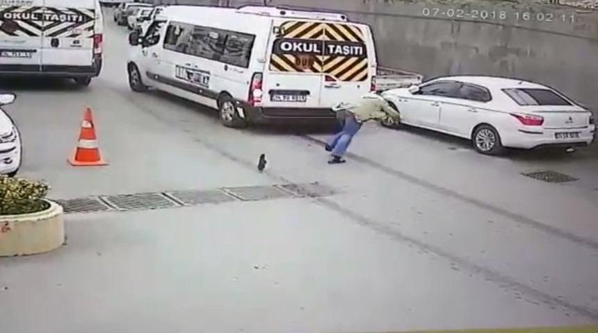 Sarıyer&rsquo;de Kadın &Ouml;l&uuml;mden Saniyelerle Kurtuldu