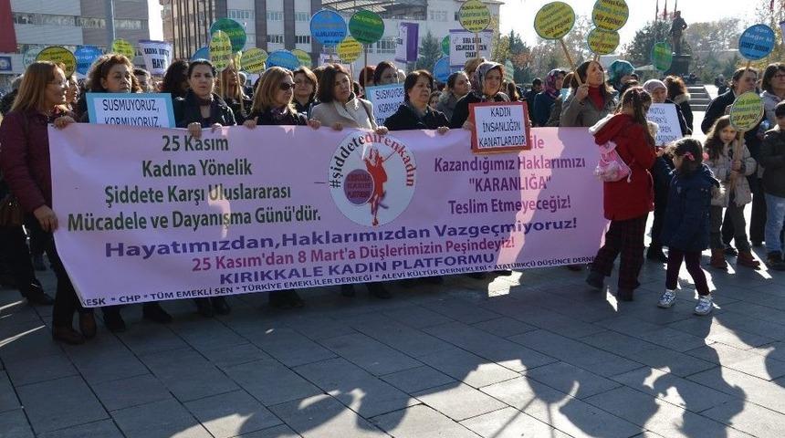 Kırıkkale Kadın Platformundan 25 Kasım A&ccedil;ıklaması