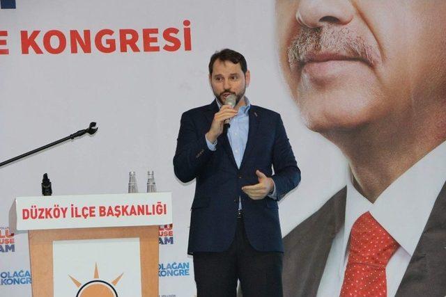 Bakanlar Albayrak Ve Soylu Trabzon’da Ak Parti Düzköy İlçe Kongresi’ne Katıldı