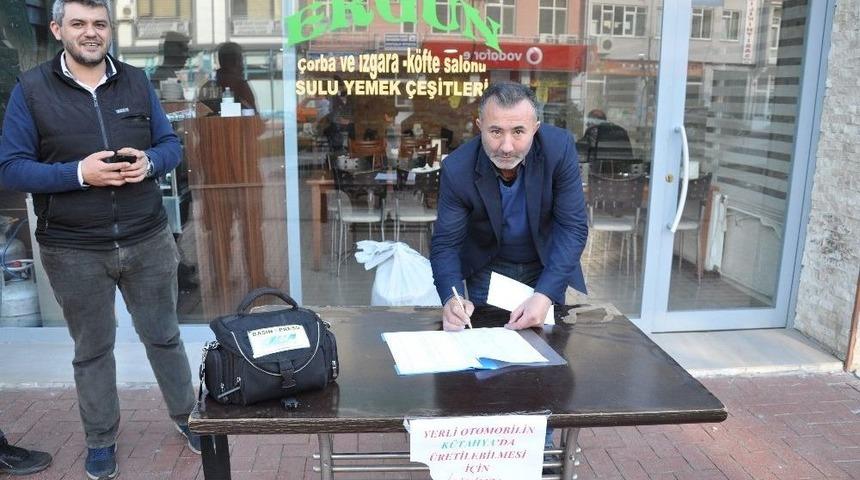 Yerli Otomobil Fabrikası İ&ccedil;in İmza Kampanyası