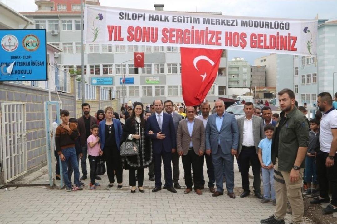 Silopi Halk Eğitim Merkezi&rsquo;nden Yıl Sonu Sergisi