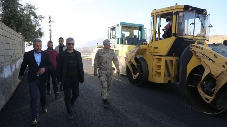 Cizre’de Asfaltlama Çalışmaları Sürüyor