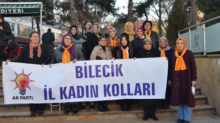 Ak Kadınlardan Kadına Y&ouml;nelik Şiddete Tepki