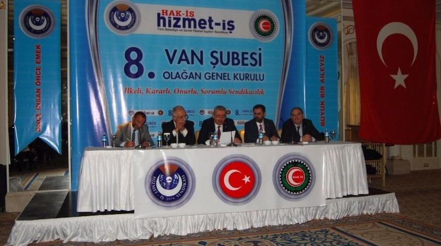 Hizmet-iş Sendikası Van Şube Başkanı Efeoğlu G&uuml;ven Tazeledi