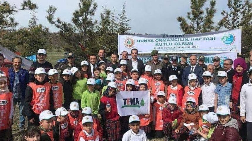 Emet Orman İşletme M&uuml;d&uuml;rl&uuml;ğ&uuml; Fidan Dikme Etkinliği D&uuml;zenledi