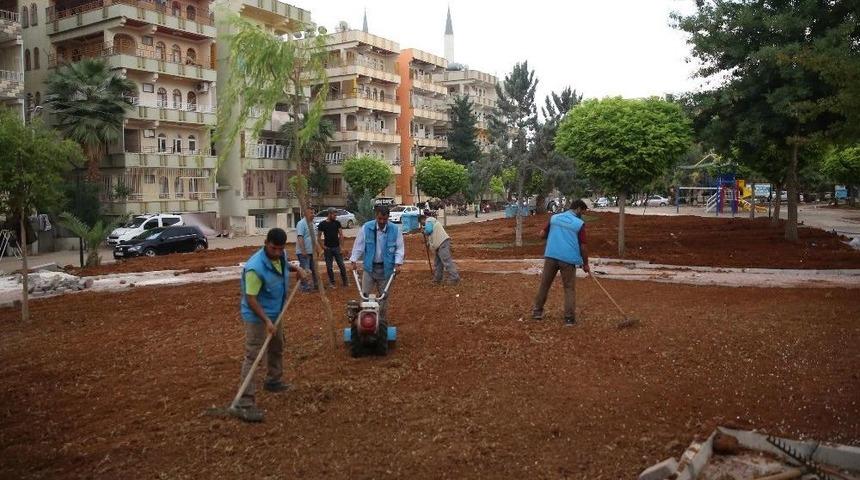 Haliliye’de Park Yineleme Çalışmaları Sürüyor