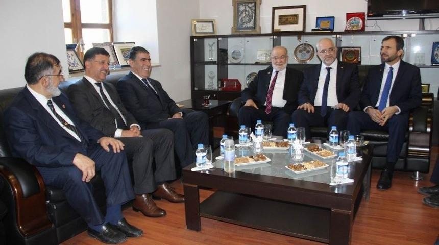 Sp Genel Başkanı Karamollaoğlu&rsquo;ndan Dtso&rsquo;ya Ziyaret