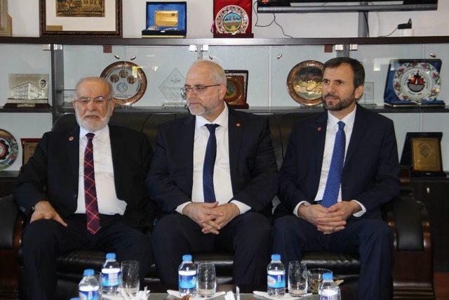 Sp Genel Başkanı Karamollaoğlu’ndan Dtso’ya Ziyaret