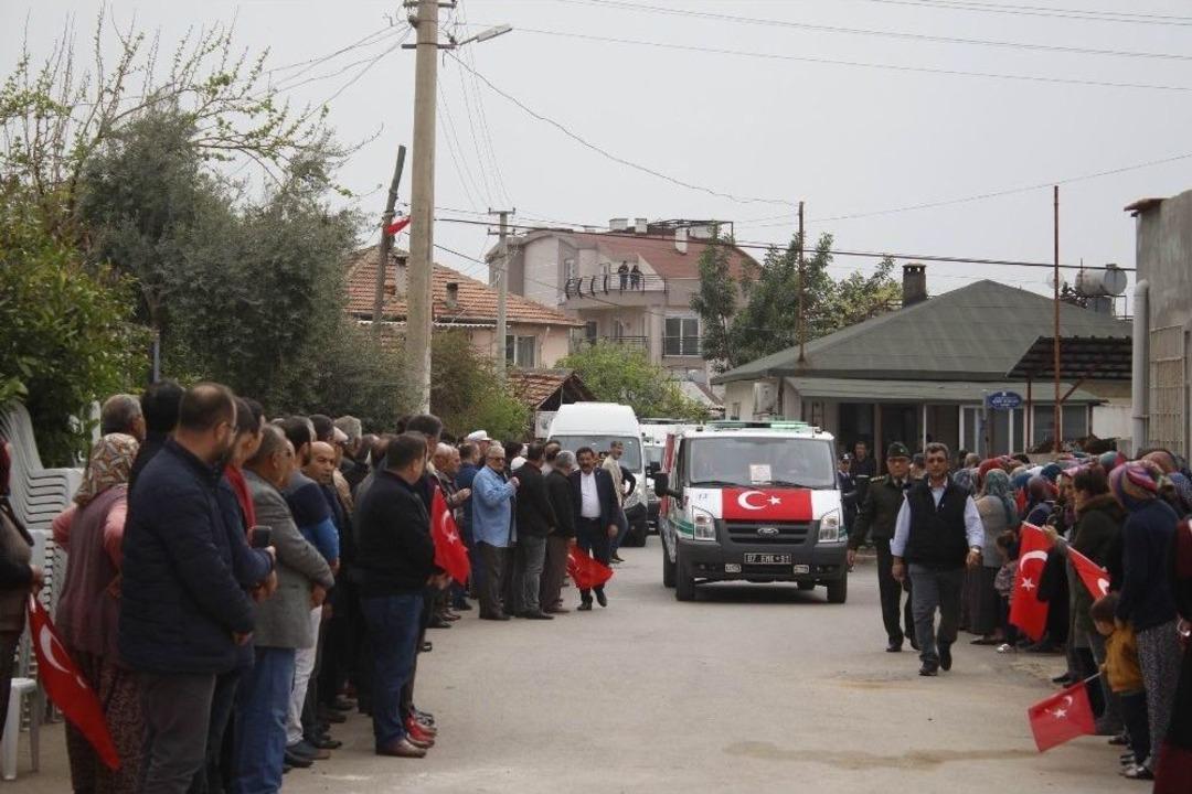 Afrin Şehidi Baba Ocağına Son Kez Getirildi