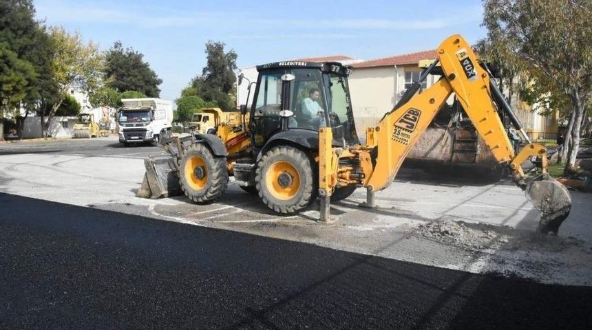 Aliağa Belediyesinden Eğitim Kurumlarına Asfalt Desteği