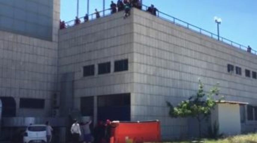 Hastane Bah&ccedil;esinde İntihar Girişimi