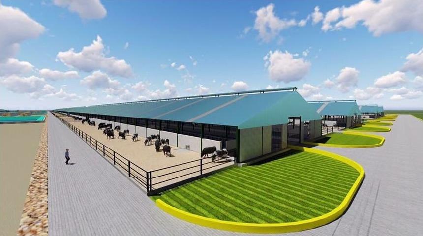 Ucuz Et Ve S&uuml;t &Uuml;retimi İ&ccedil;in &Ccedil;iftlikbank&rsquo;tan, Konya&rsquo;ya T&uuml;rkiye&rsquo;nin En B&uuml;y&uuml;k &Ccedil;iftliği