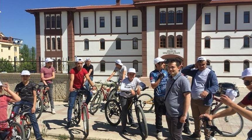 Hisarcık’ta Bisiklet Tutkunları Bir Araya Geldi