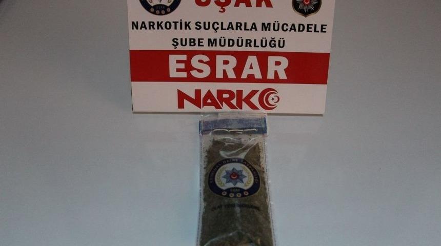 Uşak&rsquo;ta Uyuşturucu Operasyonu