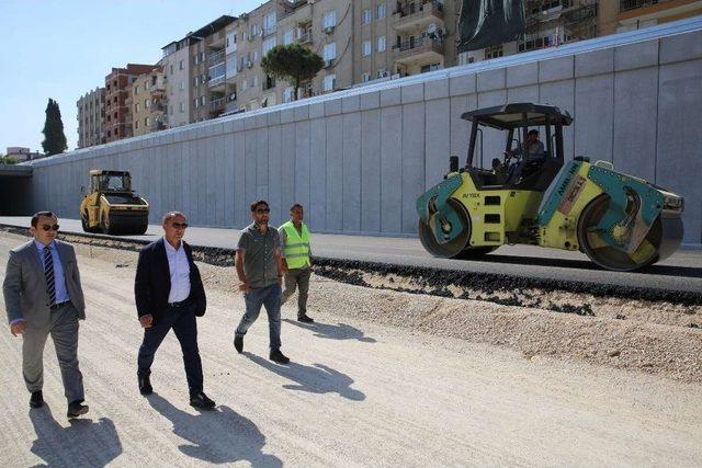 Turgutlu Kavşak Projesi’nde Asfalt Çalışmaları Başladı