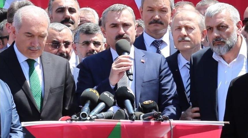 Ak Parti İstanbul İl Başkanlığı, İsrail&rsquo;in Filistinlilere Uyguladığı Zulm&uuml; Protesto Etti