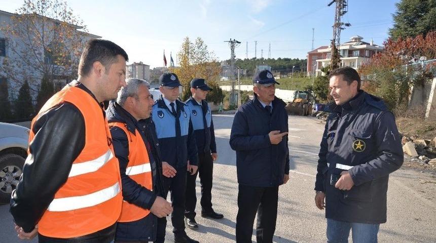 Bilecik Belediyesi Tarafından Yapılan Alt Yapı &Ccedil;alışmalarına Sıkı Denetim