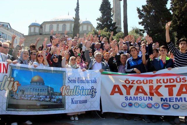 Samsun, Kudüs İçin Tek Yürek Oldu