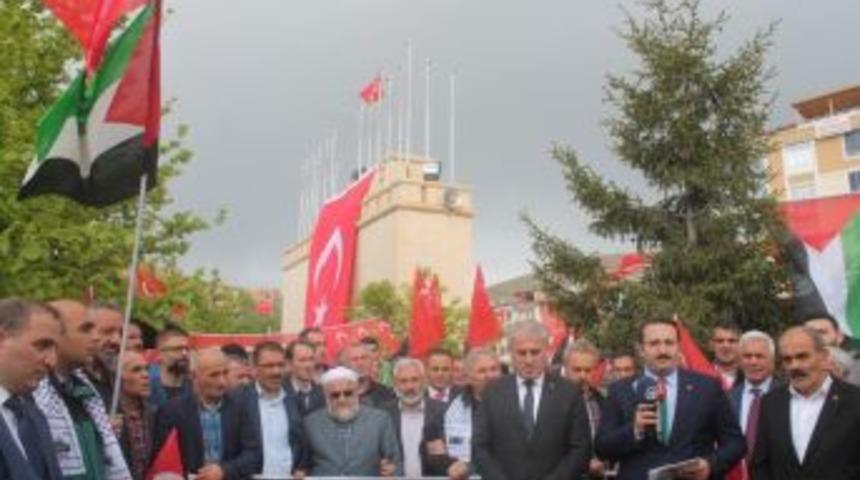 Bayburt’ta İsrail Protestosu
