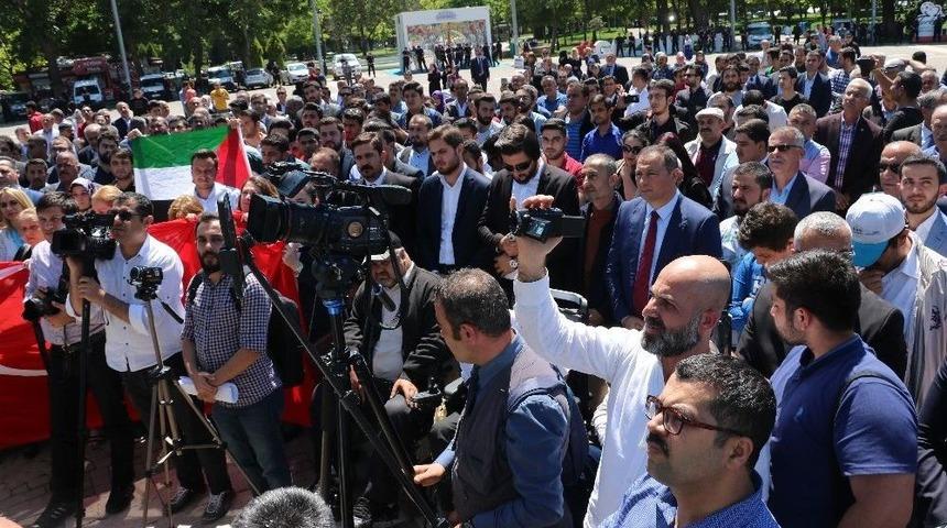 Gaziantep&rsquo;te, Şehit D&uuml;şen Filistinliler İ&ccedil;in Dua Edildi