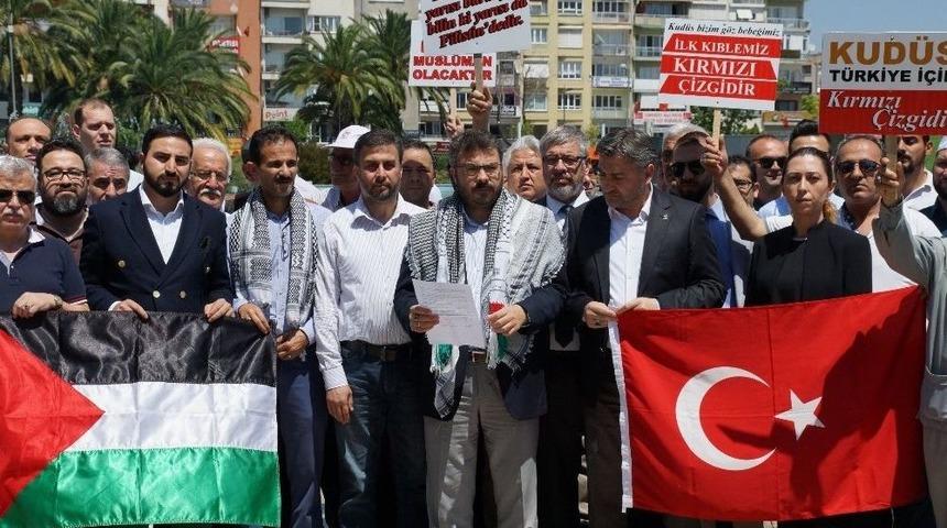 Ak Parti Aydın&rsquo;dan İsrail Protestosu