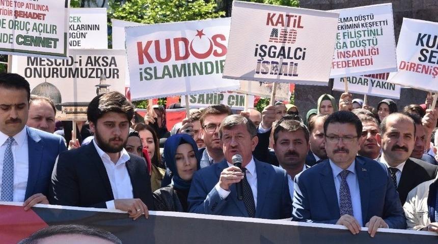 Trabzon&rsquo;da Abd Ve İsrail&rsquo;e Tepki